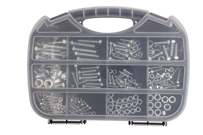 Bolte & møtrikker sortimentsæske 240 dele